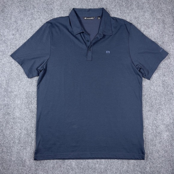 TravisMathew Other - TravisMathew Polo Shirt Mens XL Navy Blue The Guitar Hotel Pima Cotton Blend
